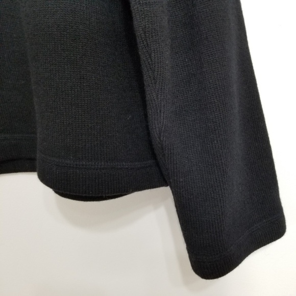 J. Crew Black Lambswool Blend Knit Sweater - Picture 3 of 5
